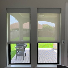 Cordless Motorized Roller Shades League City, TX 2