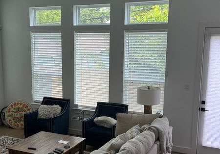 Cover elegantly carefree cordless faux wood blinds sherman st houston tx