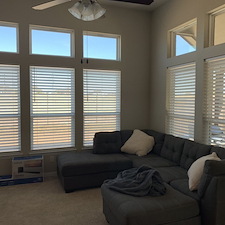 Norman Cordless Faux Wood Blinds Texas City, TX 3