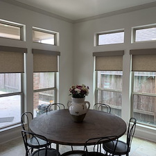 Norman Cordless Roller Shades With Valance Friendswood, TX 2