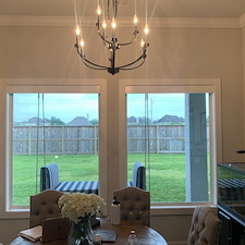 Norman Roller Shades Wood Valance Friendswood, TX 1