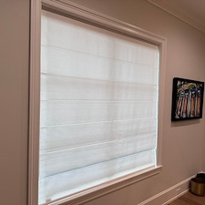 Simply Luxurious Cordless Roman Shades Chadbourne Dr Houston, TX 1