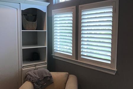 Wood Shutters And Blackout Cellular Shades Installation In Clear Lake Shores, TX