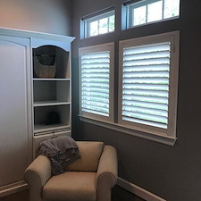 Wood Shutters Blackout Cellular Shades Clear Lake Shores, TX 0